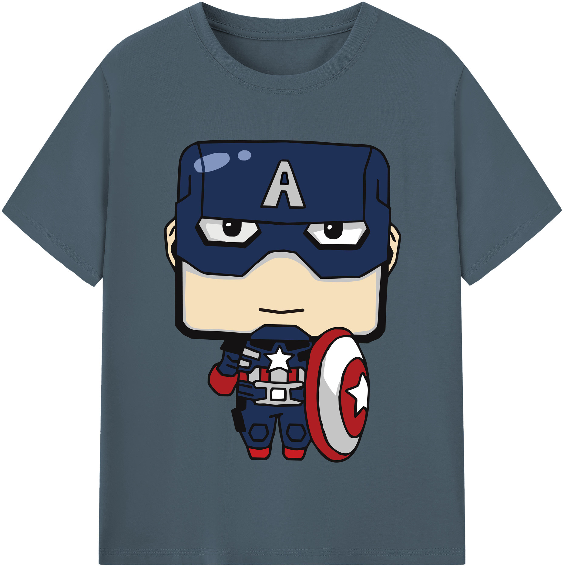（画像用） アベンジャーズ The Avengers 綿100％半袖Tシャツ（フロントプリント）